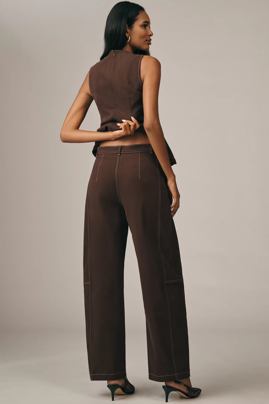 pantaloni maeve curve puddle