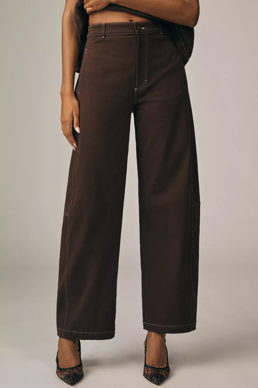 pantaloni maeve curve puddle