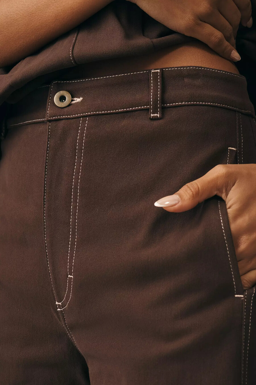 pantaloni maeve curve puddle