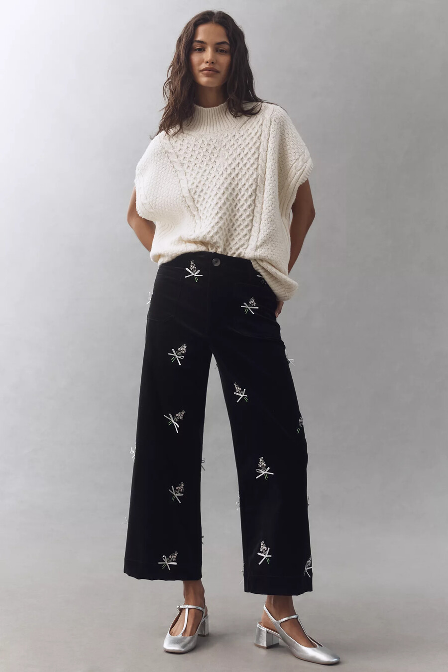 pantaloni corti colette 3d bouquets di maeve