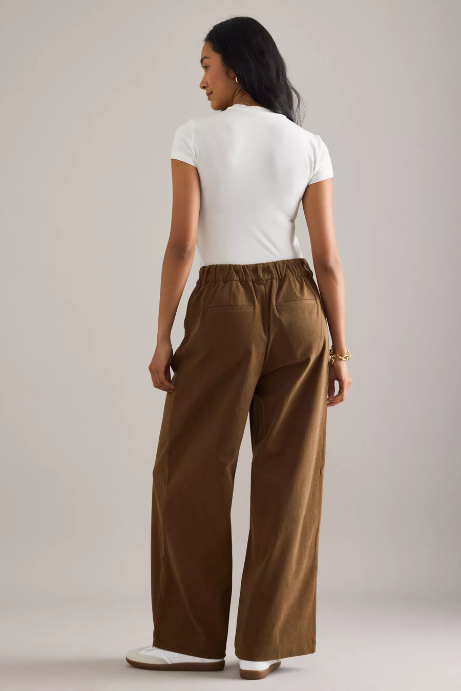 pantaloni larghi in velluto a coste varley rocio