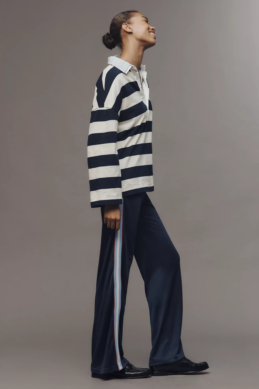 pantaloni con banda laterale the upside x anthropologie