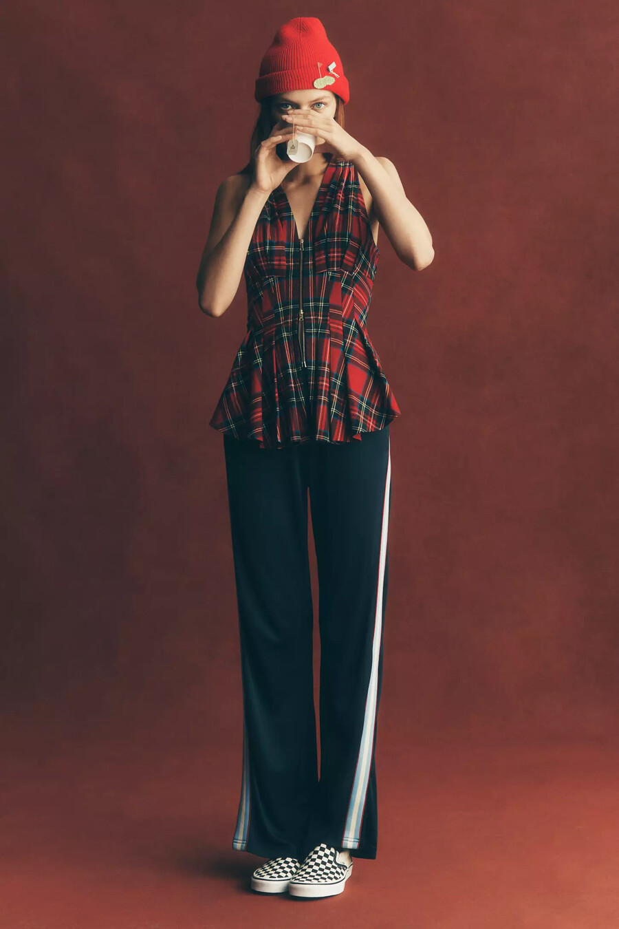pantaloni con banda laterale the upside x anthropologie