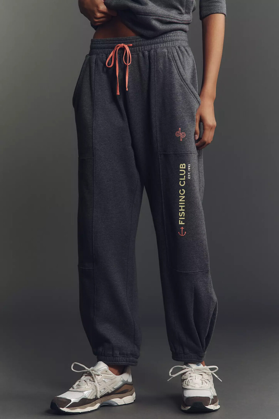 pantaloni in pile lavorato a maglia daily practice