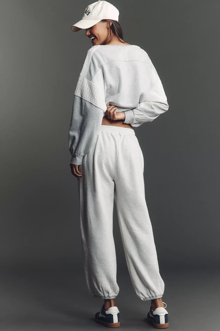 pantaloni da jogging con inserti in pizzo daily practice
