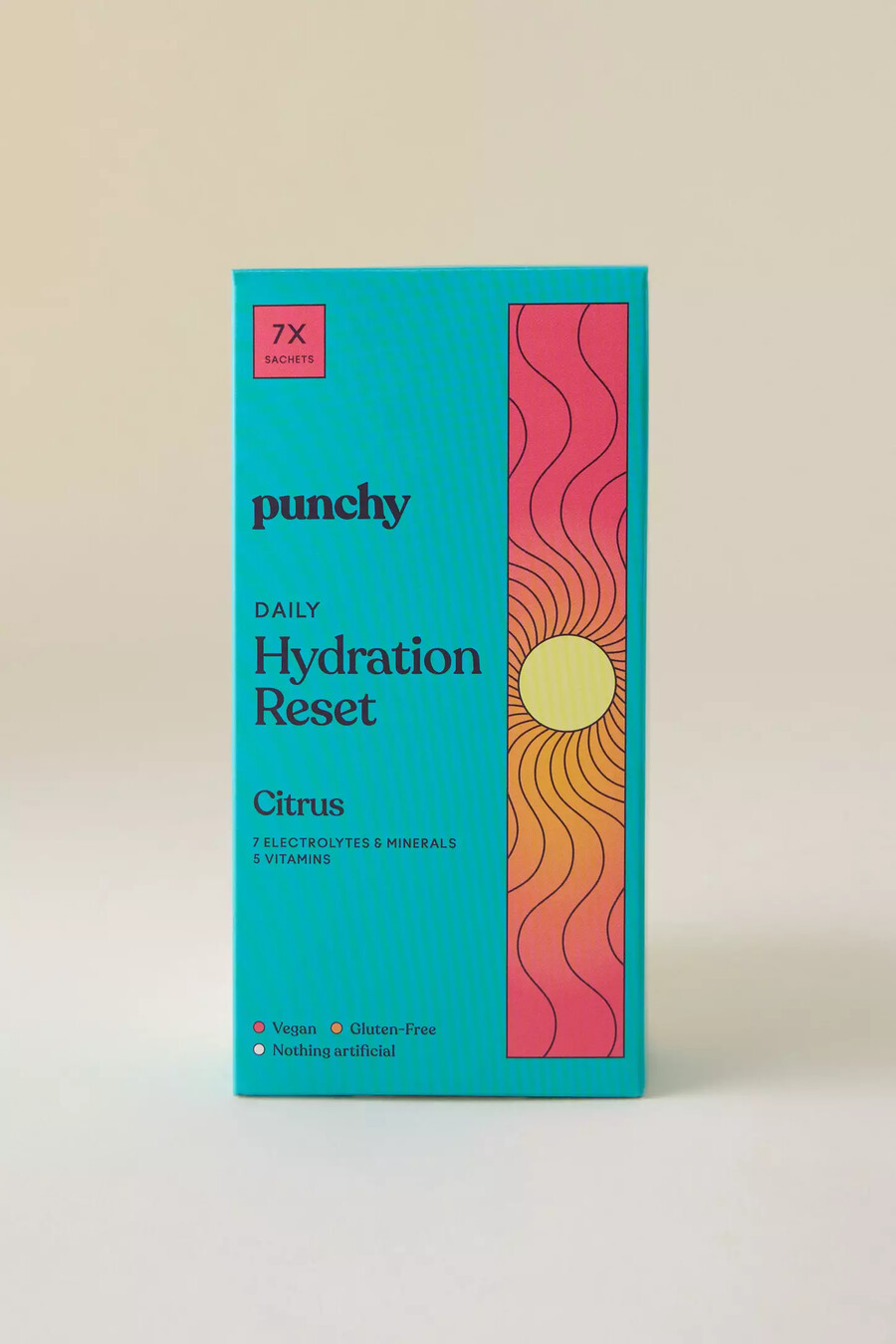 punchy daily hydration reset 7 bustine